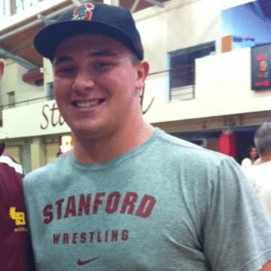 Former Stanford wrestler and rugby player Dahlton Brown