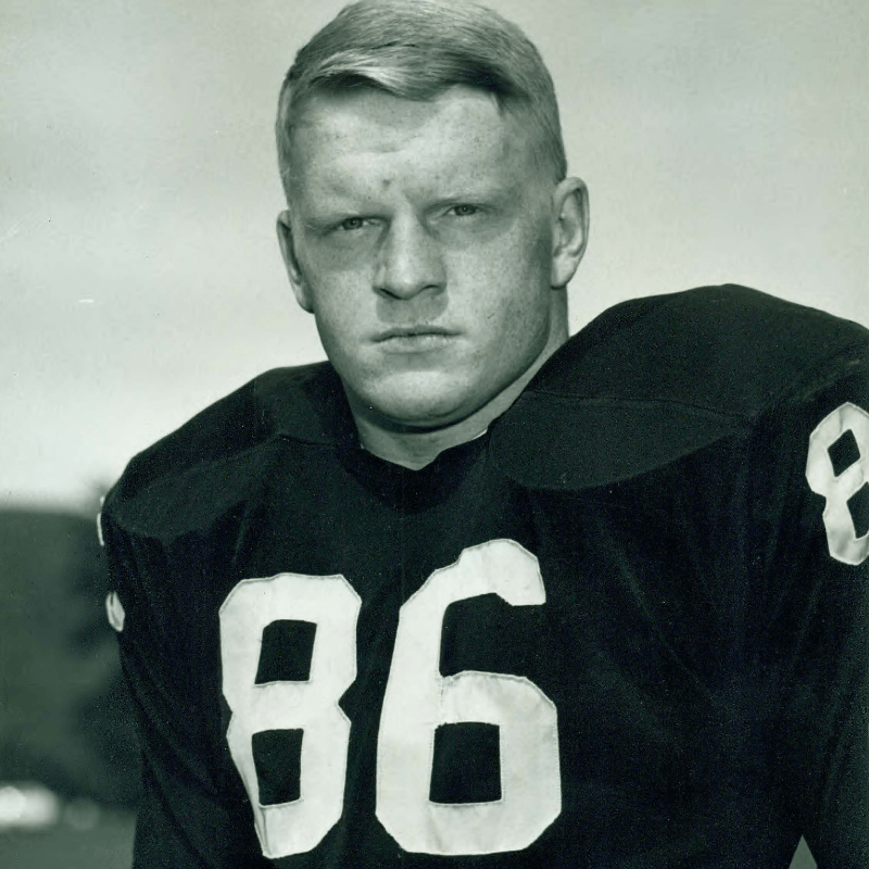Legacy Donor Robert Allardice in his West Point football uniform