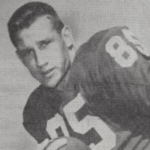 Legacy Donor and former college football player Jim Huge in his University of Nebraska uniform