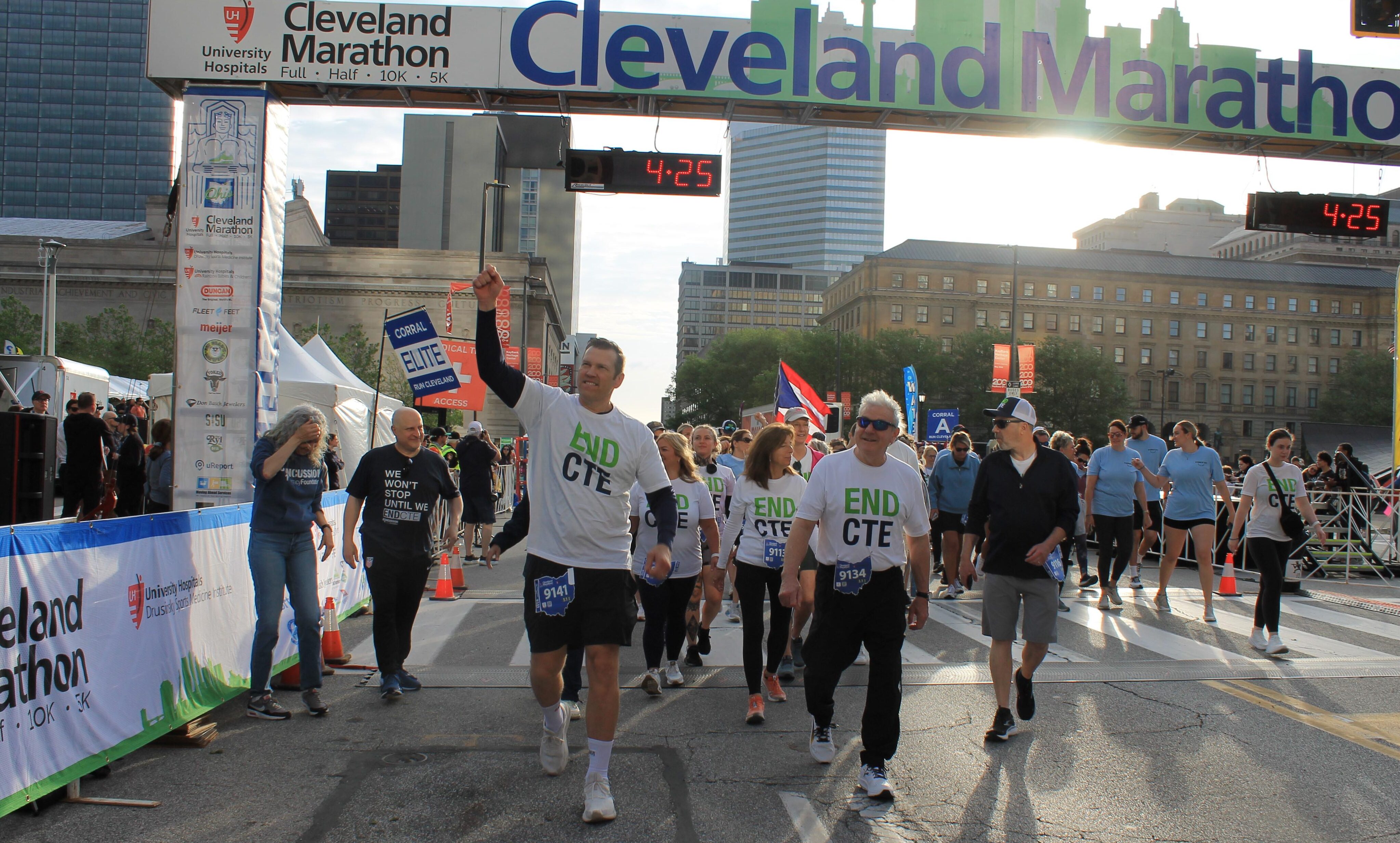 Members of the Concussion & CTE Foundation community at the Race to End CTE in Cleveland