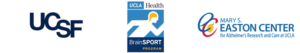 UCSF, BrainSPORT, Easton logos